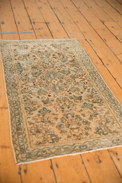 2x4 Vintage Distressed Sarouk Rug Runner // ONH Item sm001474 Image 4