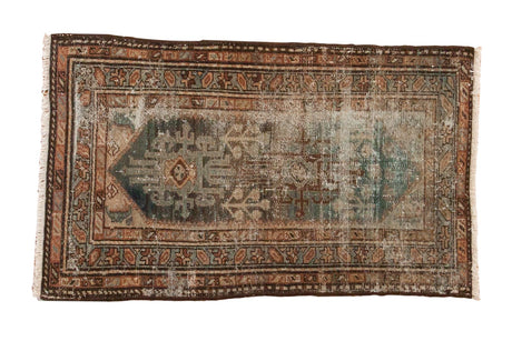 Vintage Distressed Hamadan Rug / ONH item sm001477