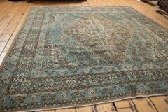 Vintage Distressed Bibikabad Square Carpet / ONH item sm001484 image 5