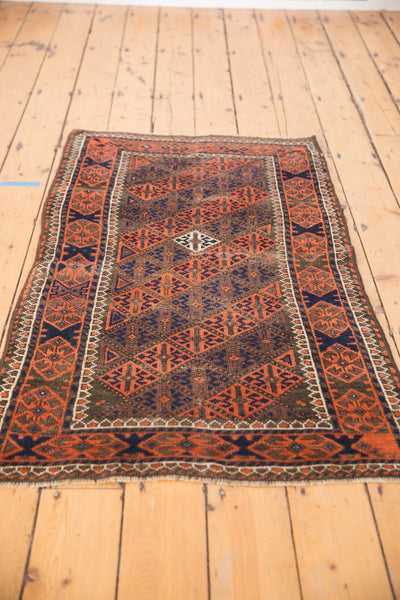 2.5x4.5 Antique Belouch Rug // ONH Item sm001487 Image 6