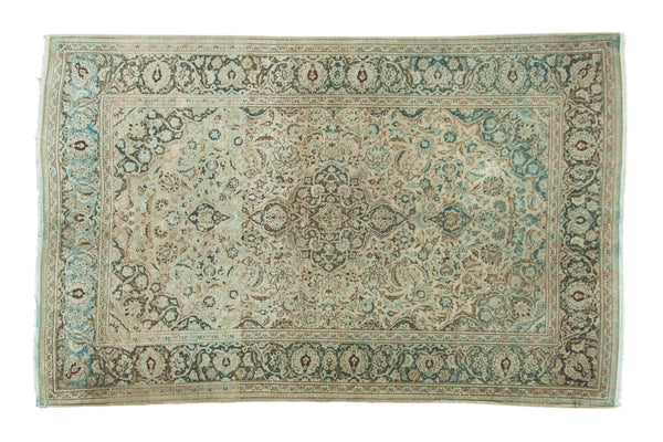 4.5x7 Vintage Distressed Kashan Rug // ONH Item sm001492