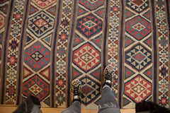 5x8.5 Antique Shirvan Kilim Carpet // ONH Item sm001495 Image 1