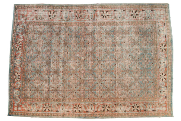 7x10 Vintage Distressed Tabriz Carpet // ONH Item sm001496