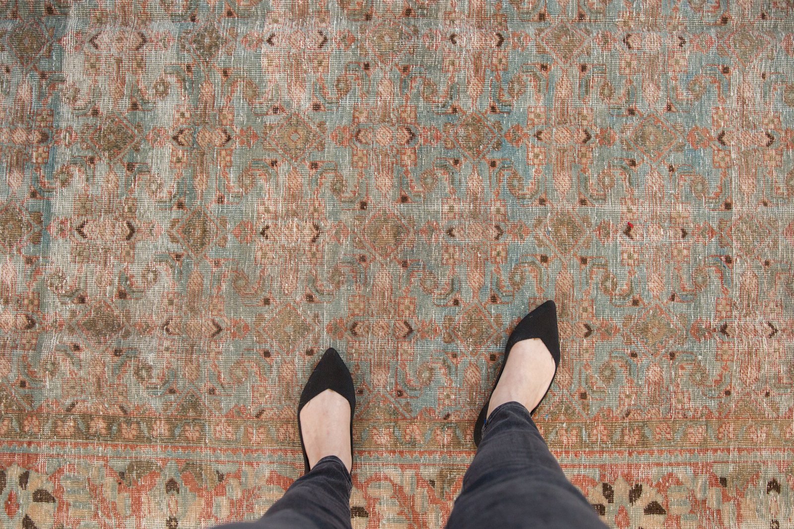 7x10 Vintage Distressed Tabriz Carpet // ONH Item sm001496 Image 1