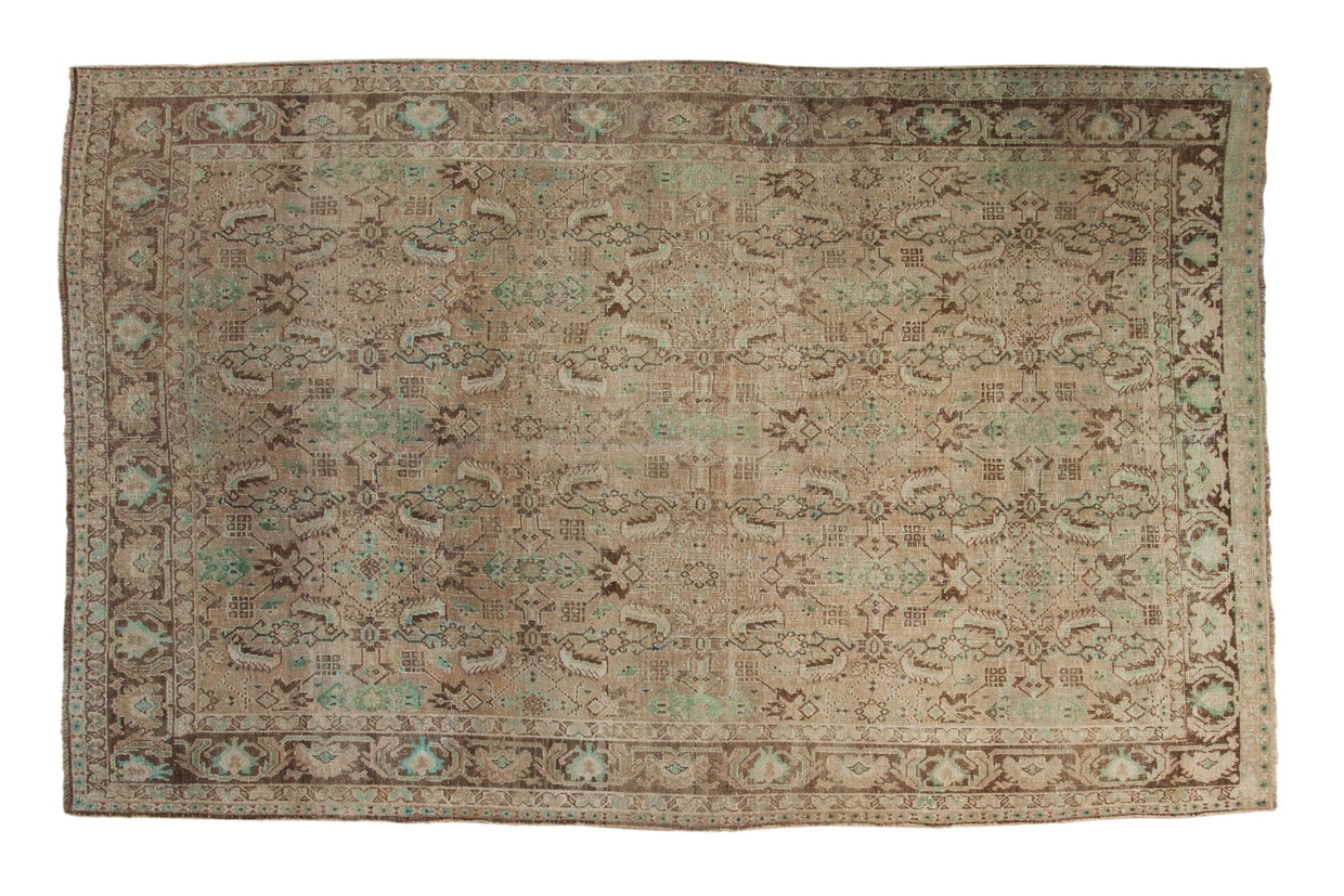 5.5x8.5 Vintage Distressed Shiraz Carpet // ONH Item sm001497