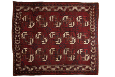 8x9 Vintage Ersari Square Carpet // ONH Item sm001498