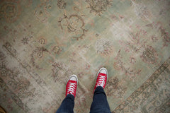 Vintage Distressed Yazd Carpet / ONH item sm001500 Image 1