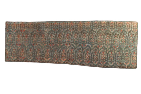 Vintage Distressed Fragment Malayer Rug Runner / ONH item sm001506