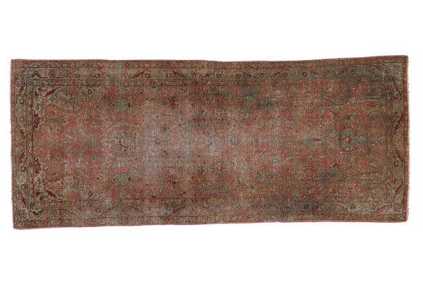 2x5 Vintage Distressed Yazd Rug Runner // ONH Item sm001507