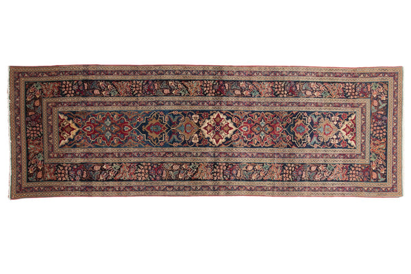 3x8.5 Antique Kerman Rug Runner // ONH Item sm001511