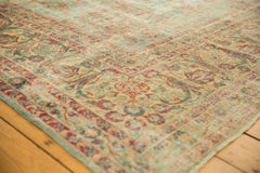 10.5x12 Vintage Distressed Kerman Square Carpet // ONH Item sm001515 Image 4