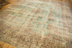 10.5x12 Vintage Distressed Kerman Square Carpet // ONH Item sm001515 Image 6