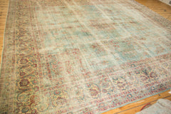 10.5x12 Vintage Distressed Kerman Square Carpet // ONH Item sm001515 Image 7