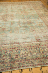 10.5x12 Vintage Distressed Kerman Square Carpet // ONH Item sm001515 Image 14