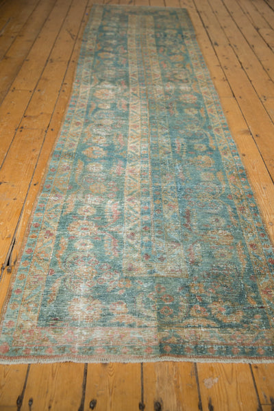 3x11 Vintage Distressed Fragment Mahal Rug Runner // ONH Item sm001517 Image 4