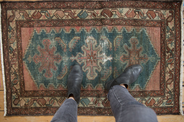 2.5x4 Vintage Distressed Hamadan Rug // ONH Item sm001523 Image 1