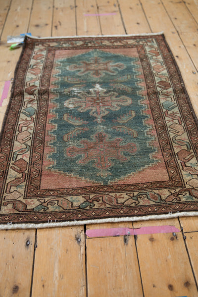 2.5x4 Vintage Distressed Hamadan Rug // ONH Item sm001523 Image 4
