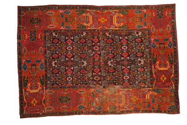 4.5x6.5 Antique Fragment Bijar Rug // ONH Item sm001528