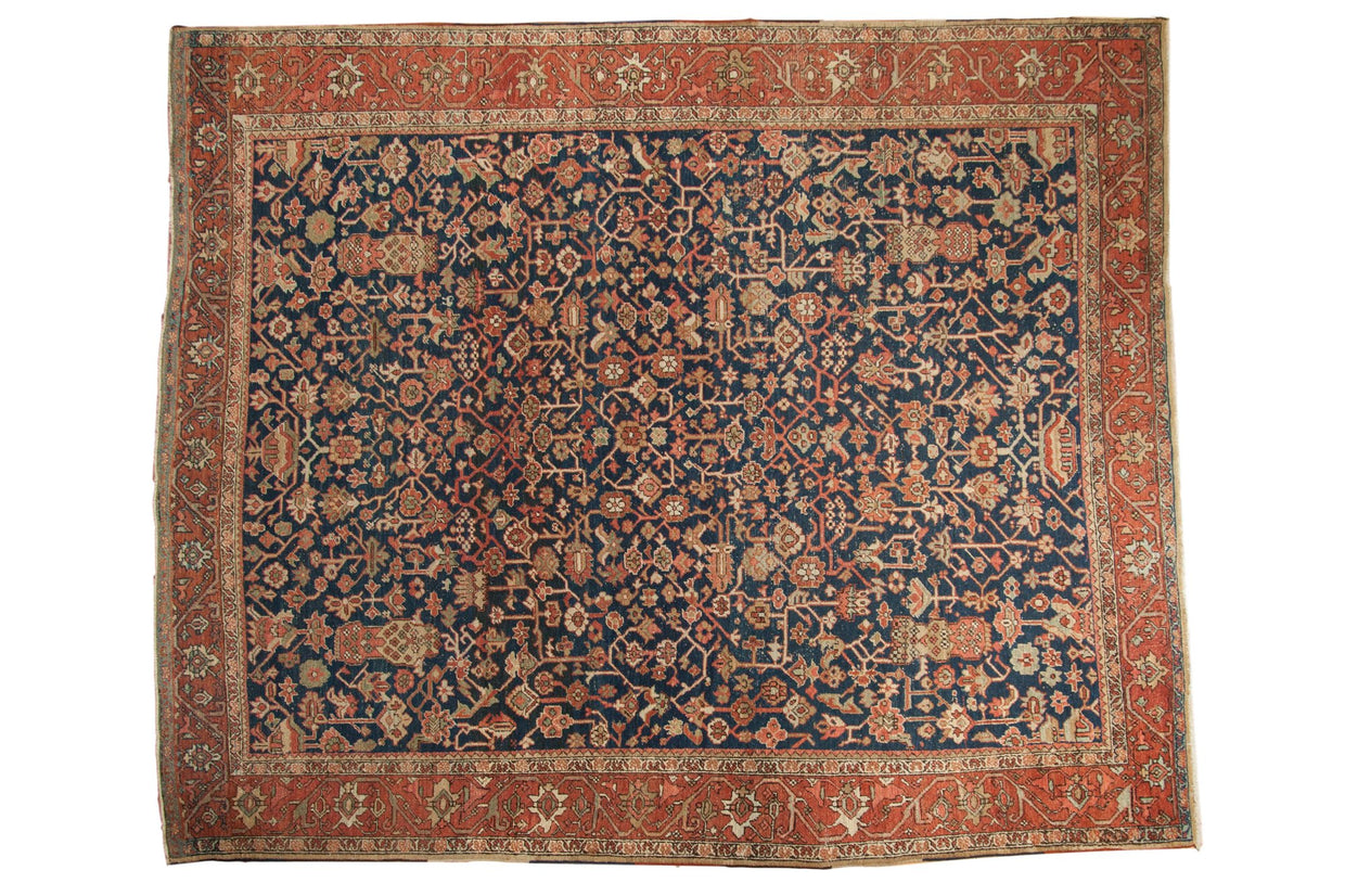 9x11 Vintage Heriz Carpet // ONH Item sm001529