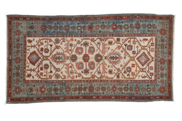 3x6 Vintage Distressed Hamadan Rug Runner // ONH Item sm001531