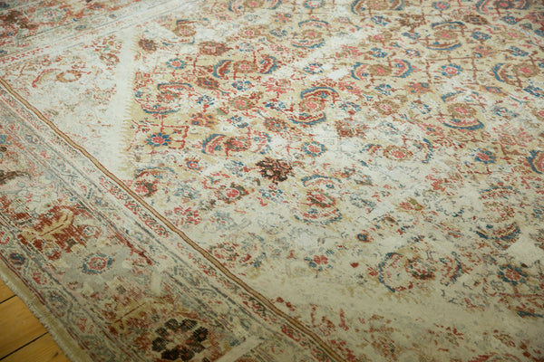 Antique Distressed Sultanabad Square Carpet / ONH item sm001536 Image 2