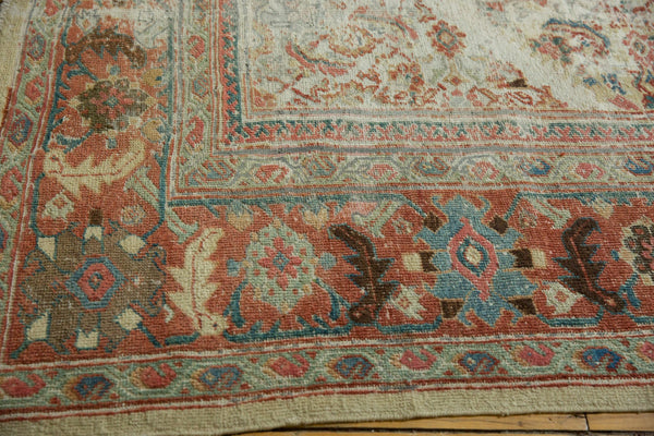Antique Distressed Sultanabad Square Carpet / ONH item sm001536 Image 15