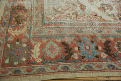 Antique Distressed Sultanabad Square Carpet / ONH item sm001536 Image 15
