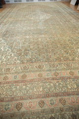 9.5x18 Vintage Distressed Bibikabad Carpet // ONH Item sm001537 Image 5