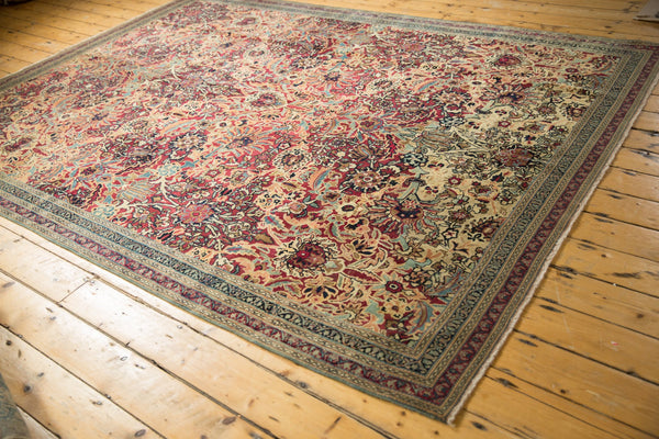 7.5x10 Antique Fragment Kerman Carpet // ONH Item sm001539 Image 6