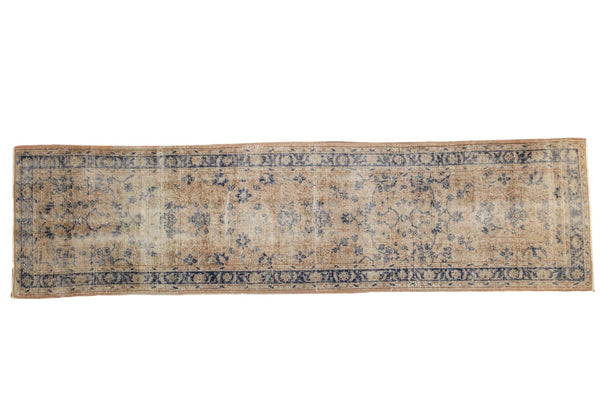 Vintage Distressed Oushak Rug Runner / ONH item sm001540