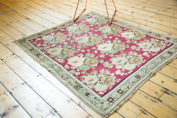 4x4.5 Antique Fragment Karabagh Square Rug // ONH Item sm001542 Image 3