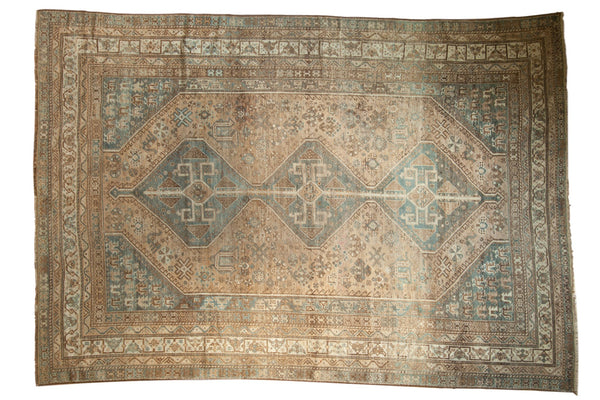 7.5x10.5 Vintage Distressed Kamseh Carpet // ONH Item sm001543