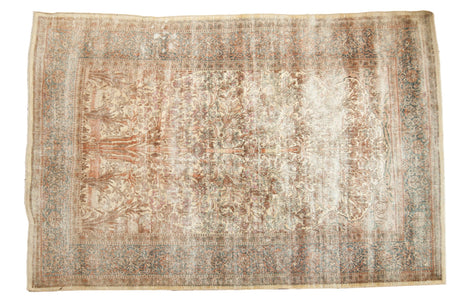 4.5x7.5 Vintage Distressed Isfahan Rug // ONH Item sm001544