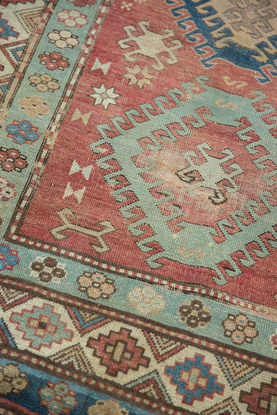 4.5x7 Vintage Distressed Caucasian Rug // ONH Item sm001547 Image 8