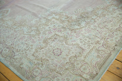 9.5x10 Vintage Distressed Fragment Kerman Square Carpet // ONH Item sm001548 Image 3