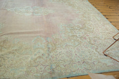 9.5x10 Vintage Distressed Fragment Kerman Square Carpet // ONH Item sm001548 Image 6