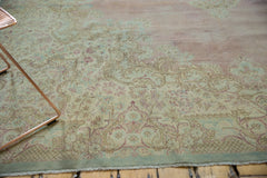 9.5x10 Vintage Distressed Fragment Kerman Square Carpet // ONH Item sm001548 Image 10