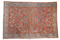 8x11.5 Vintage Qom Carpet // ONH Item sm001551