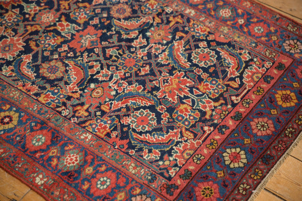 3.5x8.5 Antique Fragment Kurdish Bijar Rug Runner // ONH Item sm001558 Image 7