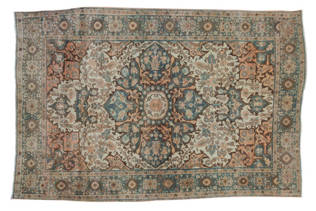 4.5x6.5 Antique Distressed Farahan Sarouk Rug // ONH Item sm001559