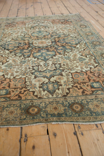 4.5x6.5 Antique Distressed Farahan Sarouk Rug // ONH Item sm001559 Image 3