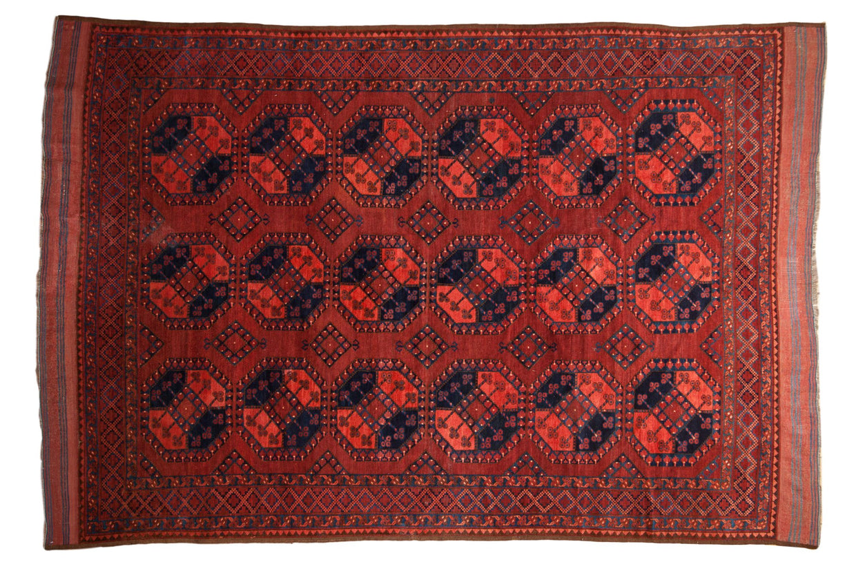 7.5x11 Vintage Ersari Carpet // ONH Item sm001563