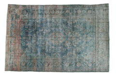 7x10.5 Vintage Distressed Malayer Carpet // ONH Item sm001566