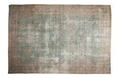 9x13.5 Vintage Fragment Yazd Carpet // ONH Item sm001569