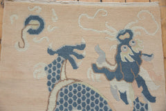 3x5.5 Vintage Distressed Tibetan Rug // ONH Item sm001578 Image 2