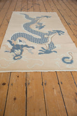 3x5.5 Vintage Distressed Tibetan Rug // ONH Item sm001578 Image 6