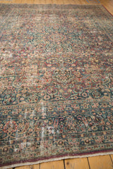8x10.5 Vintage Distressed Meshed Carpet // ONH Item sm001581 Image 4