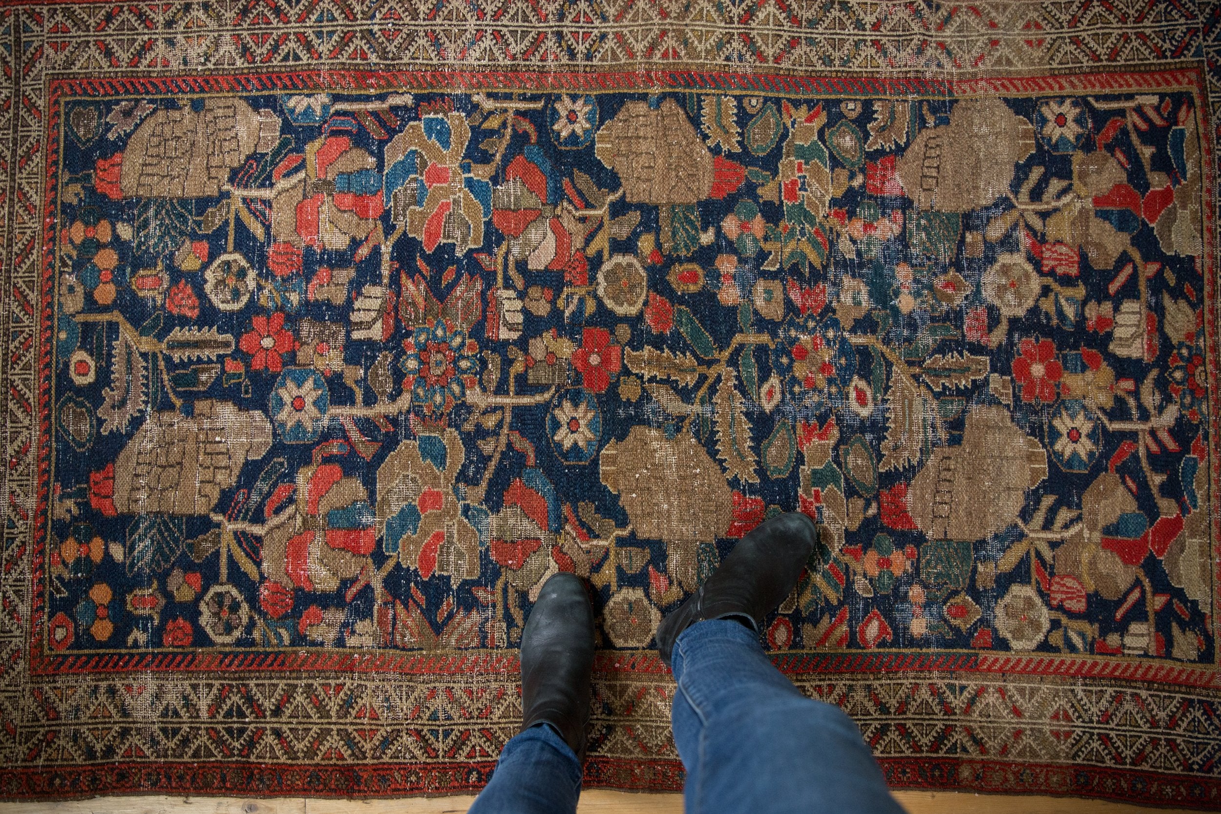 4x6 Vintage Hamadan Rug // ONH Item sm001587 Image 1