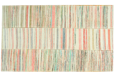 6x9 Colorful Accents Stripe Flatweave // ONH Item LR002000c