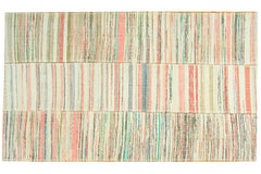 6x9 Colorful Accents Stripe Flatweave // ONH Item LR002000c